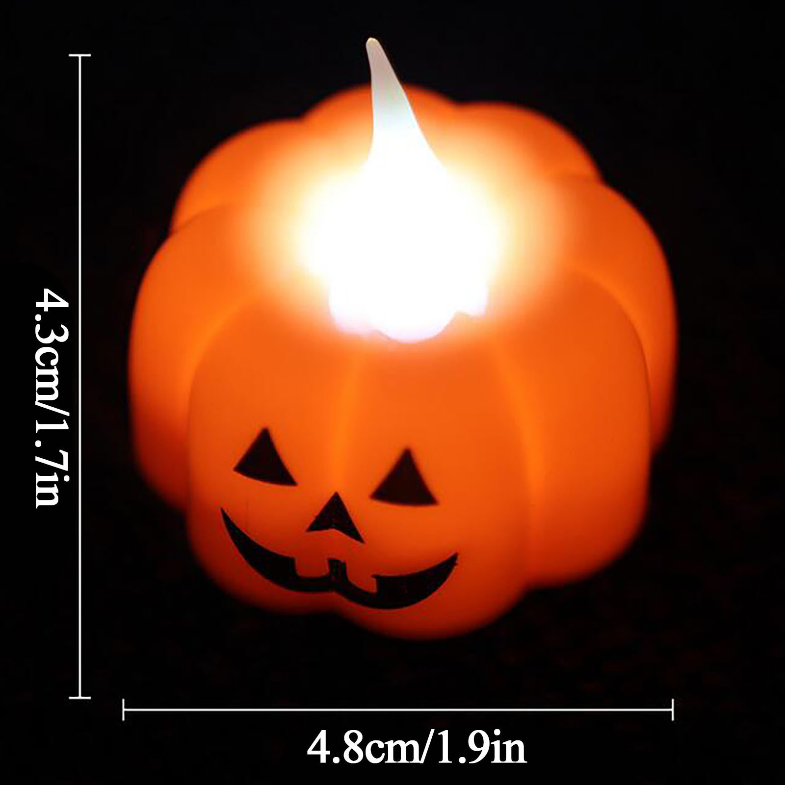Gallickan Halloween Decorations Indoor, Mini Pumpkin Light, Halloween Light Halloween Decoration Battery Operated LED Lights, Halloween Thankgiving Decor, A